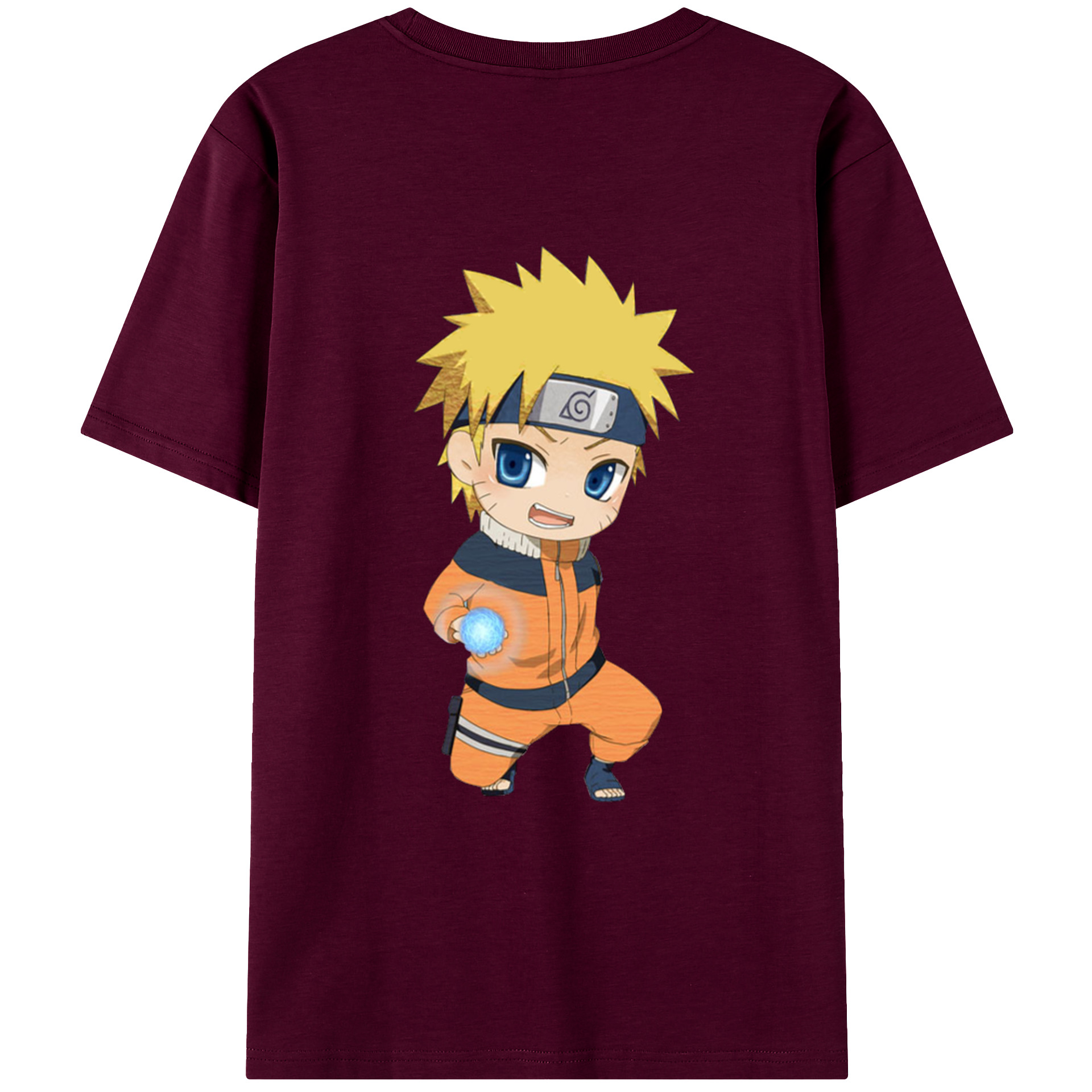 （画像用） NARUTO -ナルト- うずまき ナルト Uzumaki Naruto レディース半袖Tシャツ(バックプリント)